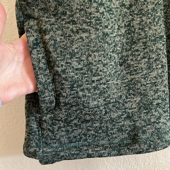 Eddie Bauer Mens Green Sweater Fleece 1/4 Zip Pockets Pullover Long Sleeve XL - Picture 7 of 16